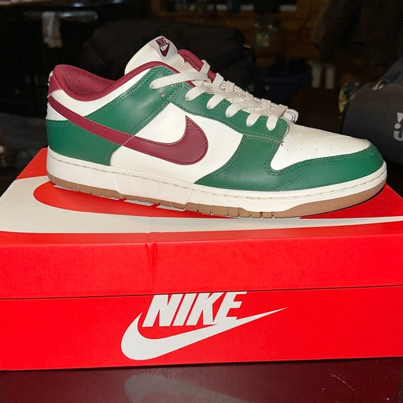Nike Other - Nike dunk Low Retro size 13 M Gorge-Green/Team Red